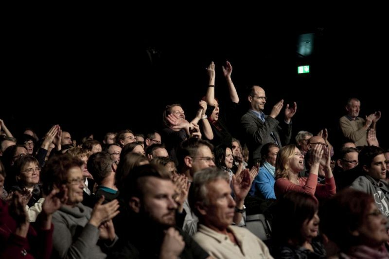 Ein begeistertes VinziNacht-Publikum (© FOREM)